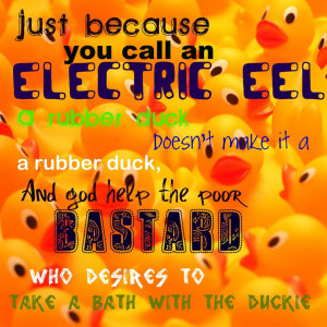 CityOfBonesQuote: Rubber Duck by wingedSkittles