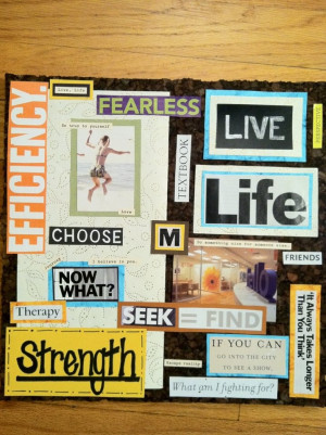 Vision Board 2012 - Let Life Be Your School