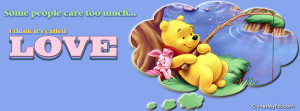 Pooh Love Quote Facebook Cover
