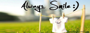 Always Smile - Life Quotes FB Cover