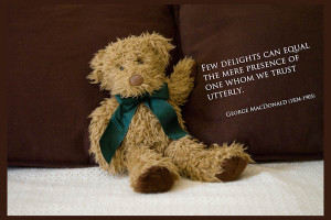 Bear Delight - Featuring Arnold, Our Beloved Bear - A Quillcards Ecard