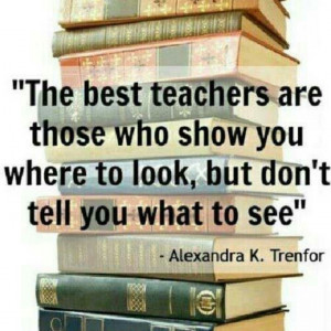 Be a good teacher