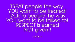 respect for others their feelings their opinions