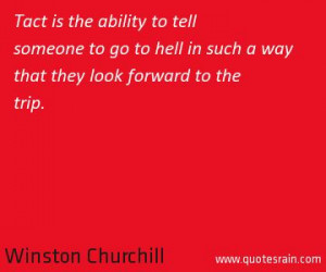 winston churchill # quotes # tact