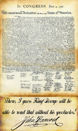 John Hancock Quote and the Declaration http://scripturesquegraphics ...