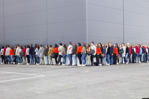Displaying 20> Images For - People Standing In Line For Iphone 5...