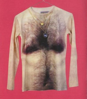 disgusting chest hair shirt