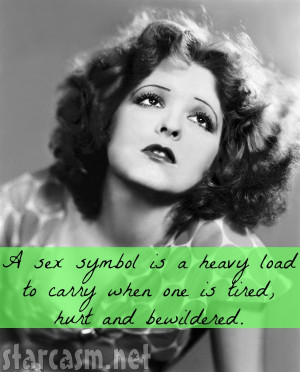 Clara Bow Marilyn Monroe Quote