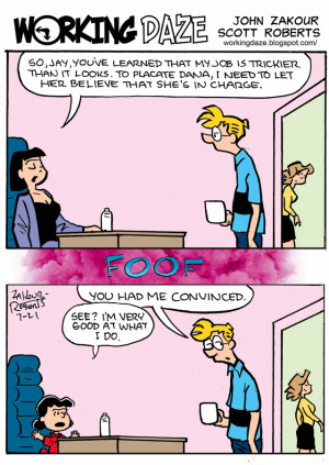 The Working Daze blog that links to his daily cartoons too.