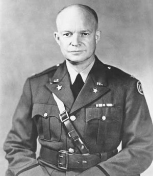 Photograph:Dwight D. Eisenhower is pictured as a brigadier general in ...
