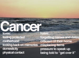 Zodiac Cancer Quotes And Sayings