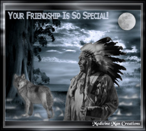 Lady & White Wolf Friendship