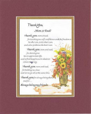 Mom and Dad Poems and Quotes