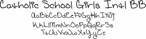 Related Pictures girly handwriting fonts free download