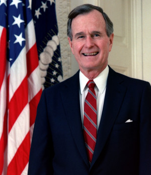 Description George H. W. Bush, President of the United States, 1989 ...