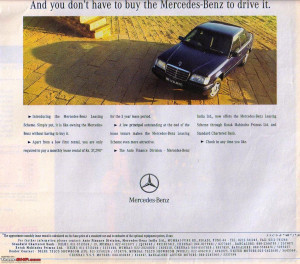Ads from '90s- The decade that changed Indian Automotive Industry ...