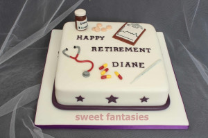 Nurses Retirement Cake, by sweet fantasies