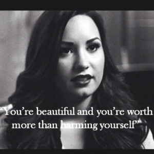 Demi Lovato Cutting Quotes