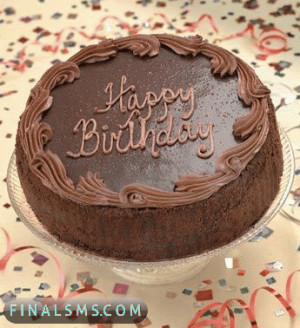 Happy Birthday Chocolate Cakes With Quotes