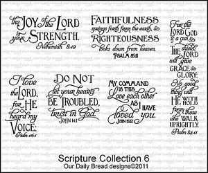 ... -Bread-Designs-Cling-Stamp-Set-Scripture-Collection-6-Bible-Verses
