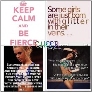 Cute Cheer Quotes For Coaches Cute collage of cheerleading