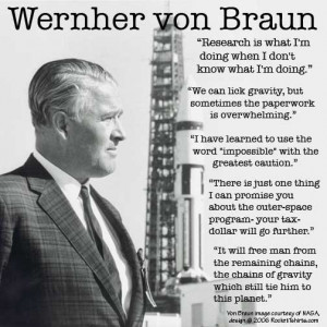 JFK and Wernher von Braun