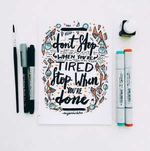 50+ Inspiring Typography Hand Lettering Quotes by Eugenia Clara