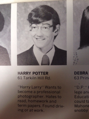 ... Potter' Yearbook Photo Is Spitting Image Of Famous Book Character