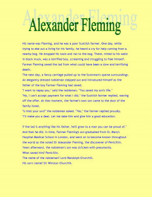 Sir Alexander Fleming by ashfaqmbd