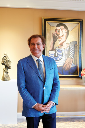 Steve Wynn in his Las Vegas villa in front of Picasso s The Sailor
