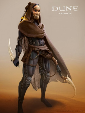 Dune Character Faction Designs by Bruno Gauthier Leblanc