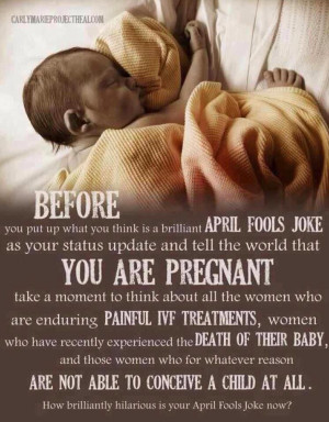 April Fool's Fake Pregnancy Jokes