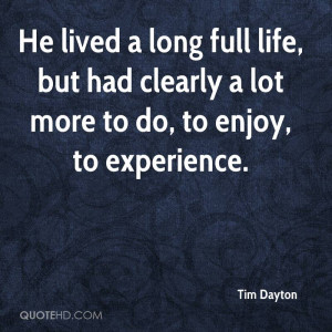 Tim Dayton Life Quotes