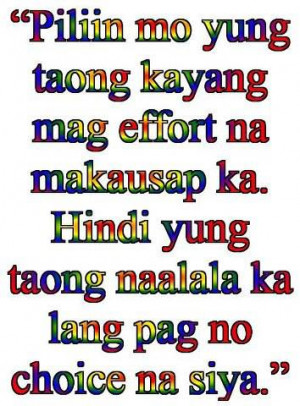 Tags: Choice , tagalog Love Quotes