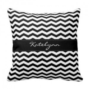 Monogram Black Chevron...