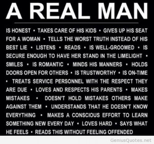 real man card quotes