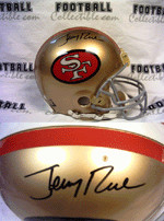 jerry rice autographed full size proline helmet jerry rice autographed