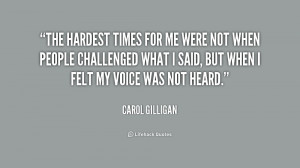 Carol Gilligan Quotes Preview quote