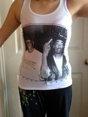 Trust No One Tupac Womens tupac trust nobody/ white only available by ...
