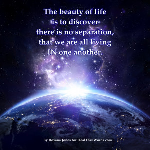 Inspirational Image: The Illusion of Separation
