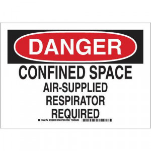 Confined Space Sign