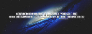 Its Hard To Change Yourself Quote Picture
