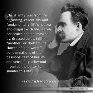 Friedrich Nietzsche on Christianity and Afterlife