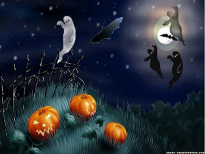 Spooky Night Halloween Wallpaper