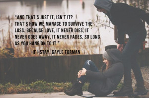 Quotes From If I Stay About Love ~ If I Stay on Pinterest | 36 Pins