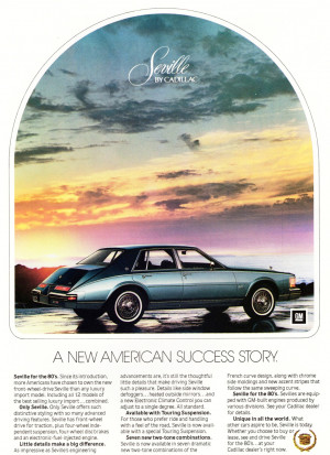 1979 Cadillac Seville Gucci Ad