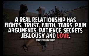 real relationship love picture quote