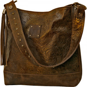 ... Purses/Handbags / Women's STS Ranch Wear Brown Destiny Classic Purse