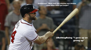 quote:Atlanta Braves' Evan Gattis quote pulled from Twitter