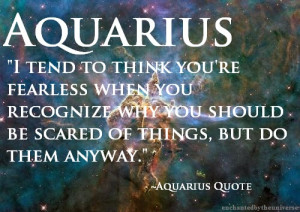 Aquarius Girl Quotes Aquarius i tend to think